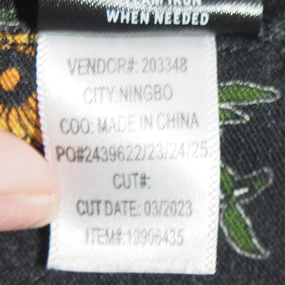 Mens Social Collision Mushroom/Bugs Print Rayon Button Up Shirt Size S - Picture 8 of 11